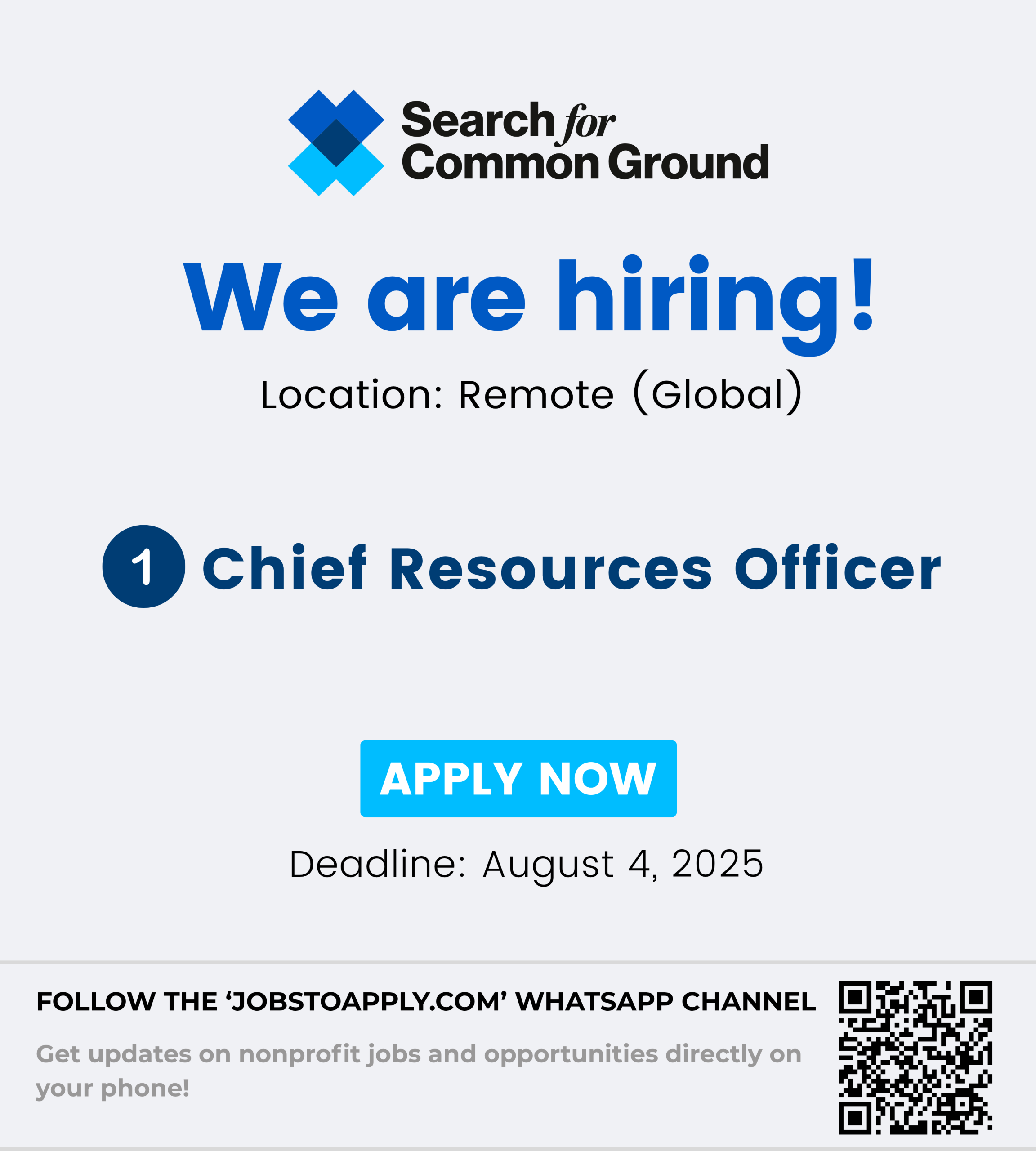 Chief Resources Officer