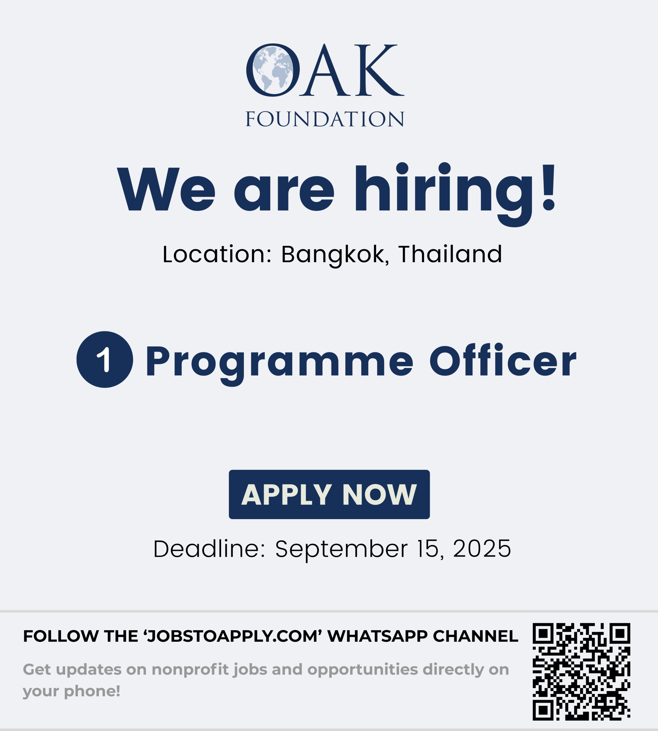 Programme Officer
