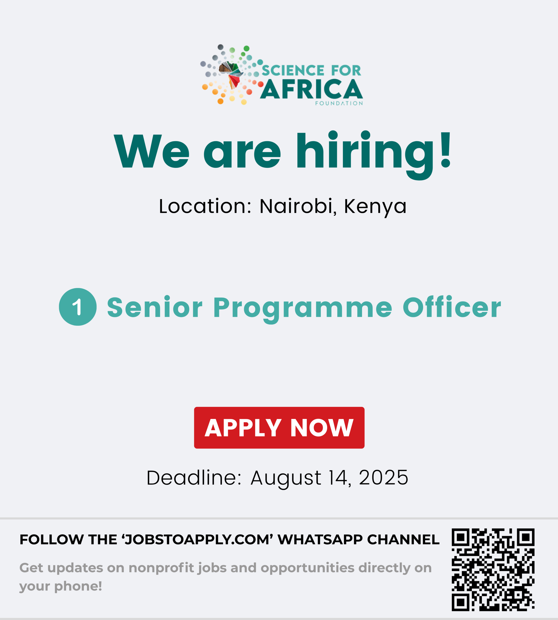 Senior Programme Officer