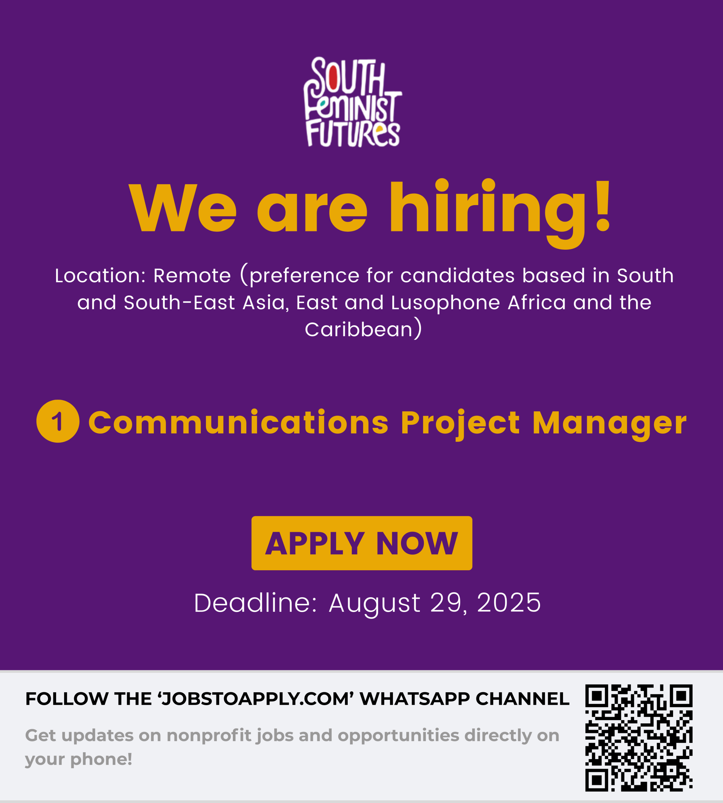 Communications Project Manager