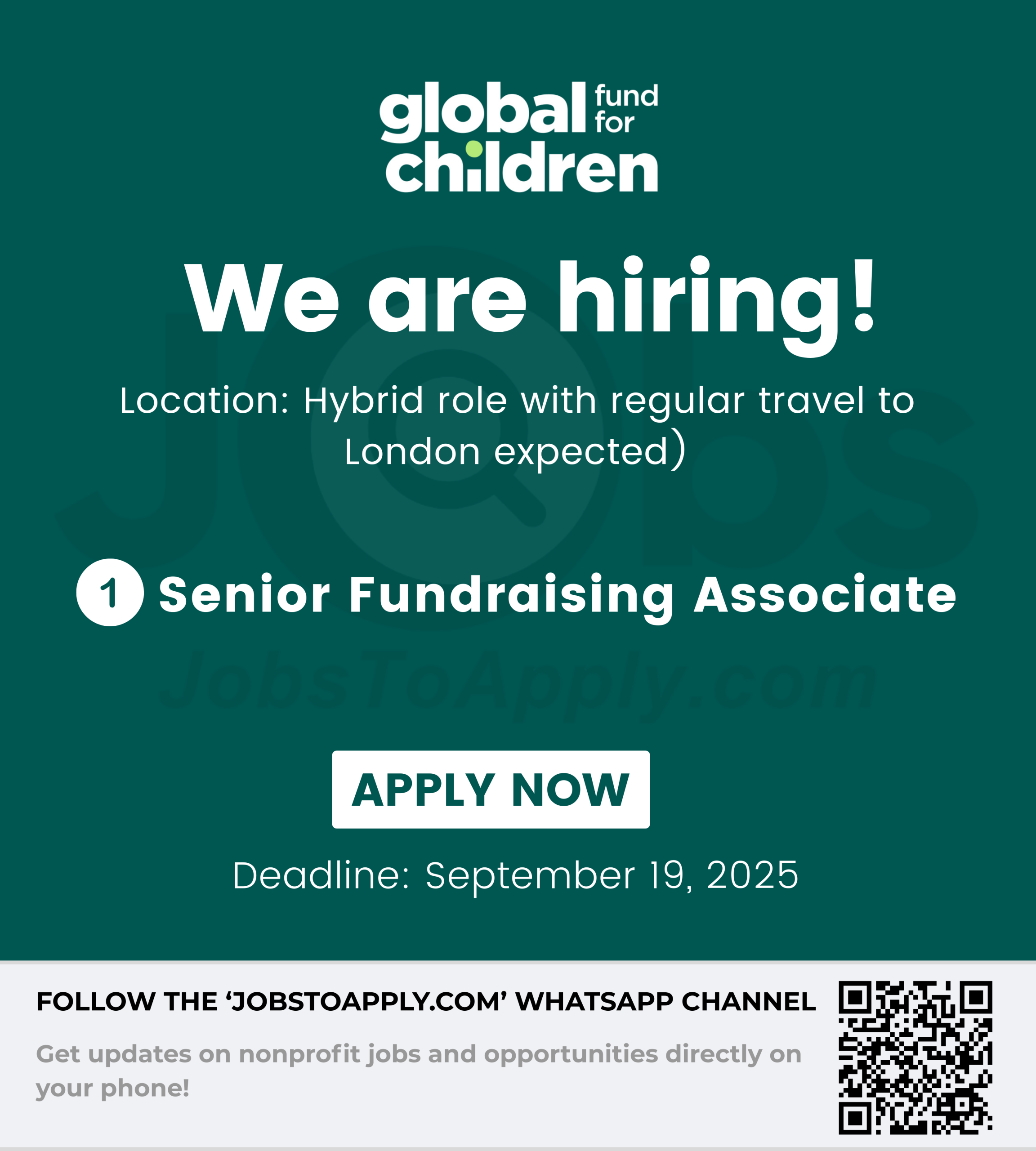 Senior Fundraising Associate