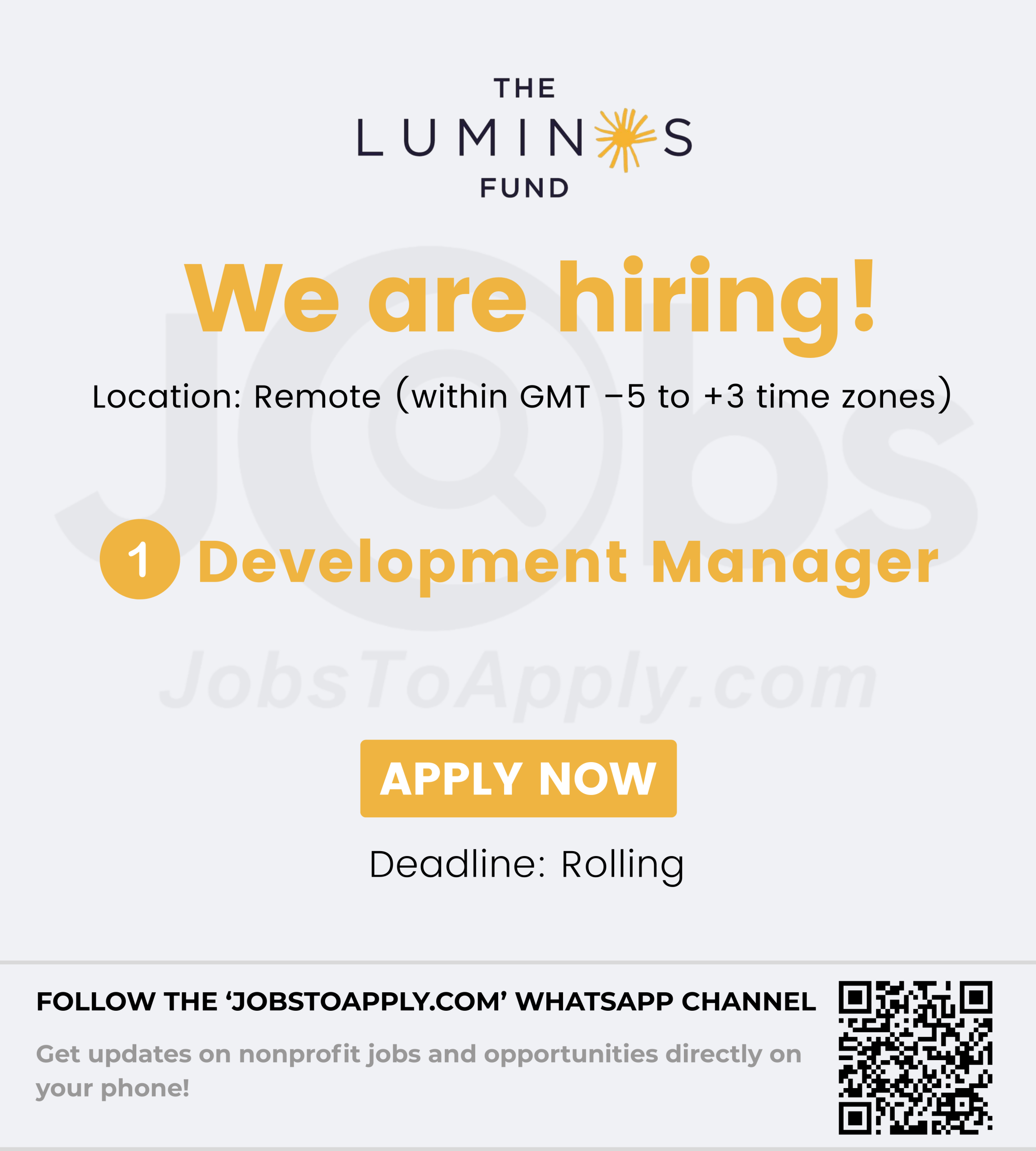 Development Manager