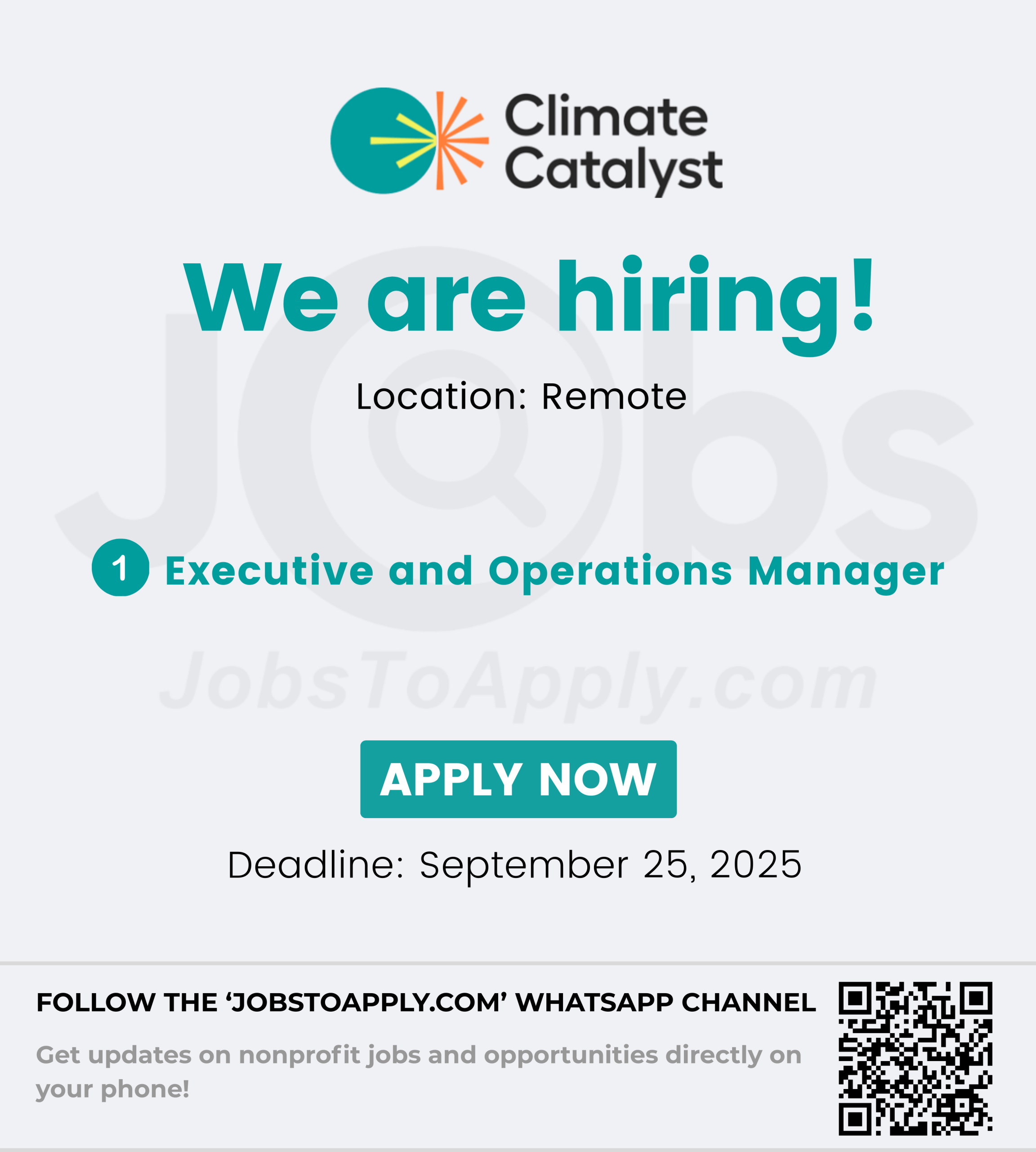 Executive and Operations Manager