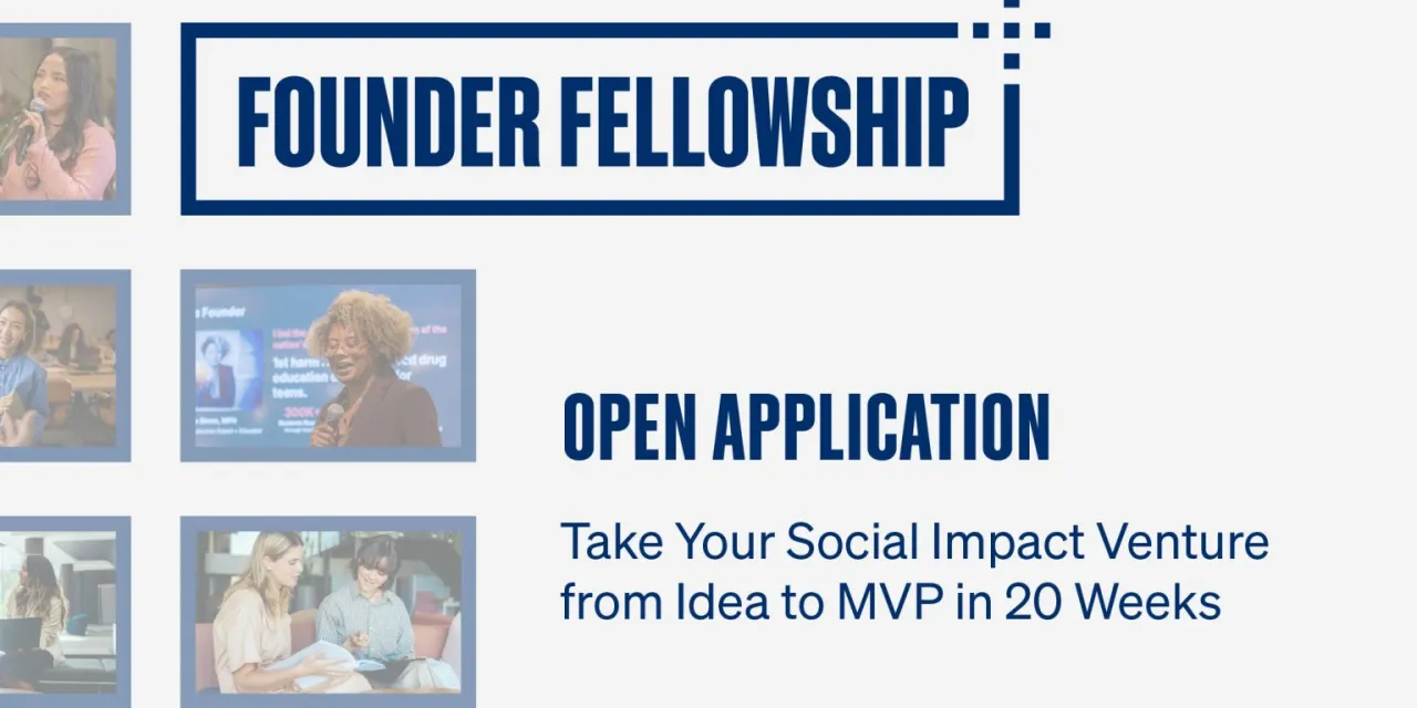 The Robin Hood Foundation Blue Ridge Labs’ Founder Fellowship 2026 (With up to $20,000 in Funding)