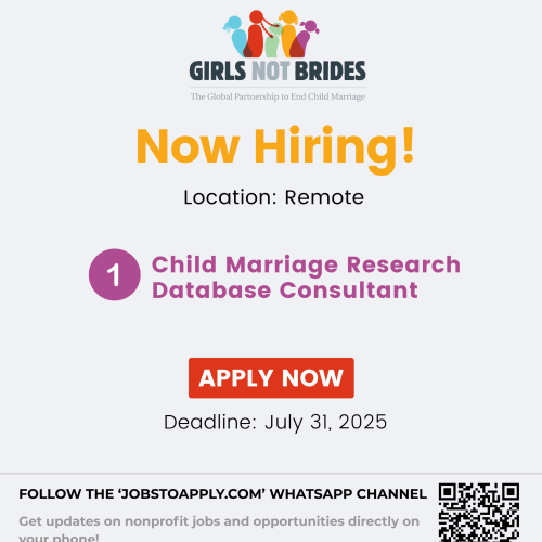 Consultancy: Child Marriage Research Database