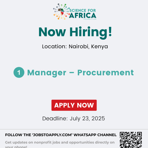 Manager – Procurement