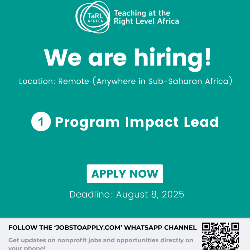 Program Impact Lead