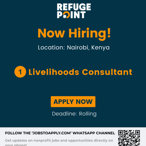 Livelihoods Consultant