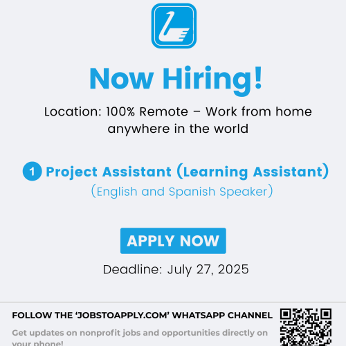 Project Assistant (Learning Assistant) – English and Spanish Speaker