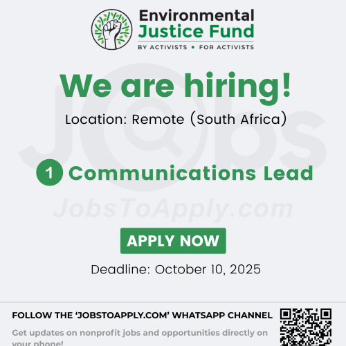 Communications Lead