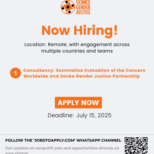 Consultancy: Summative Evaluation of the Concern Worldwide and Sonke Gender Justice Partnership
