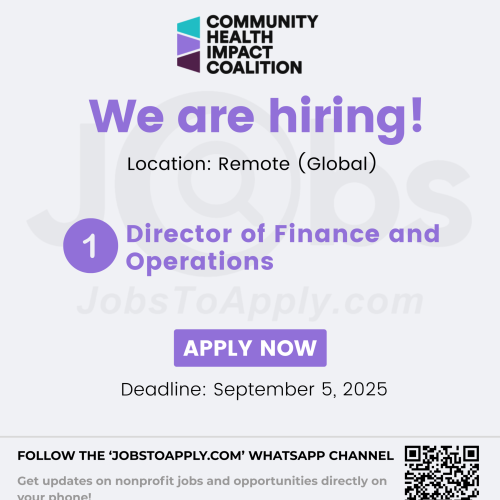 Director of Finance and Operations