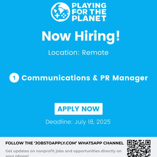 Communications & PR Manager
