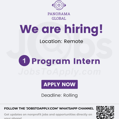 Program Intern, Funders for a Safe Childhood
