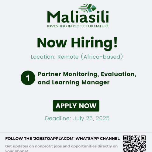 Partner Monitoring, Evaluation and Learning Manager