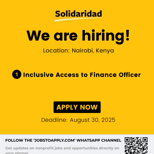 Inclusive Access to Finance Officer